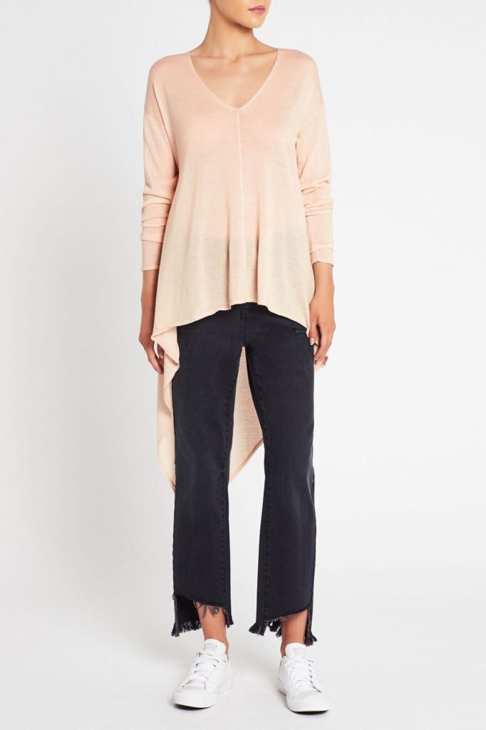 sass and bide In The Beginning Knit – Gilded Pink