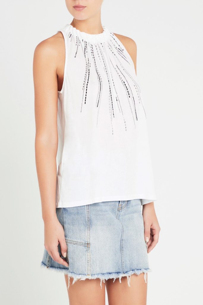 sass and bide Honey Cooler Tee Ivory