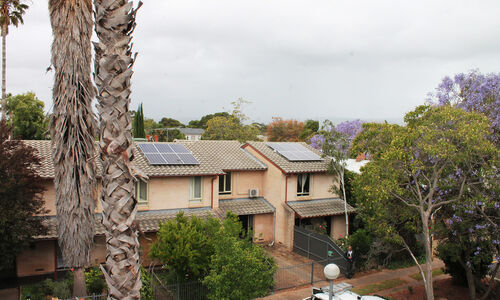 Solar Panels being installed on SA Housing Trust homes