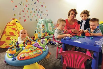 Chantele Blaize with Arya, Finlay,Eli and Hayden. Picture: Martin Kennealey d401393
