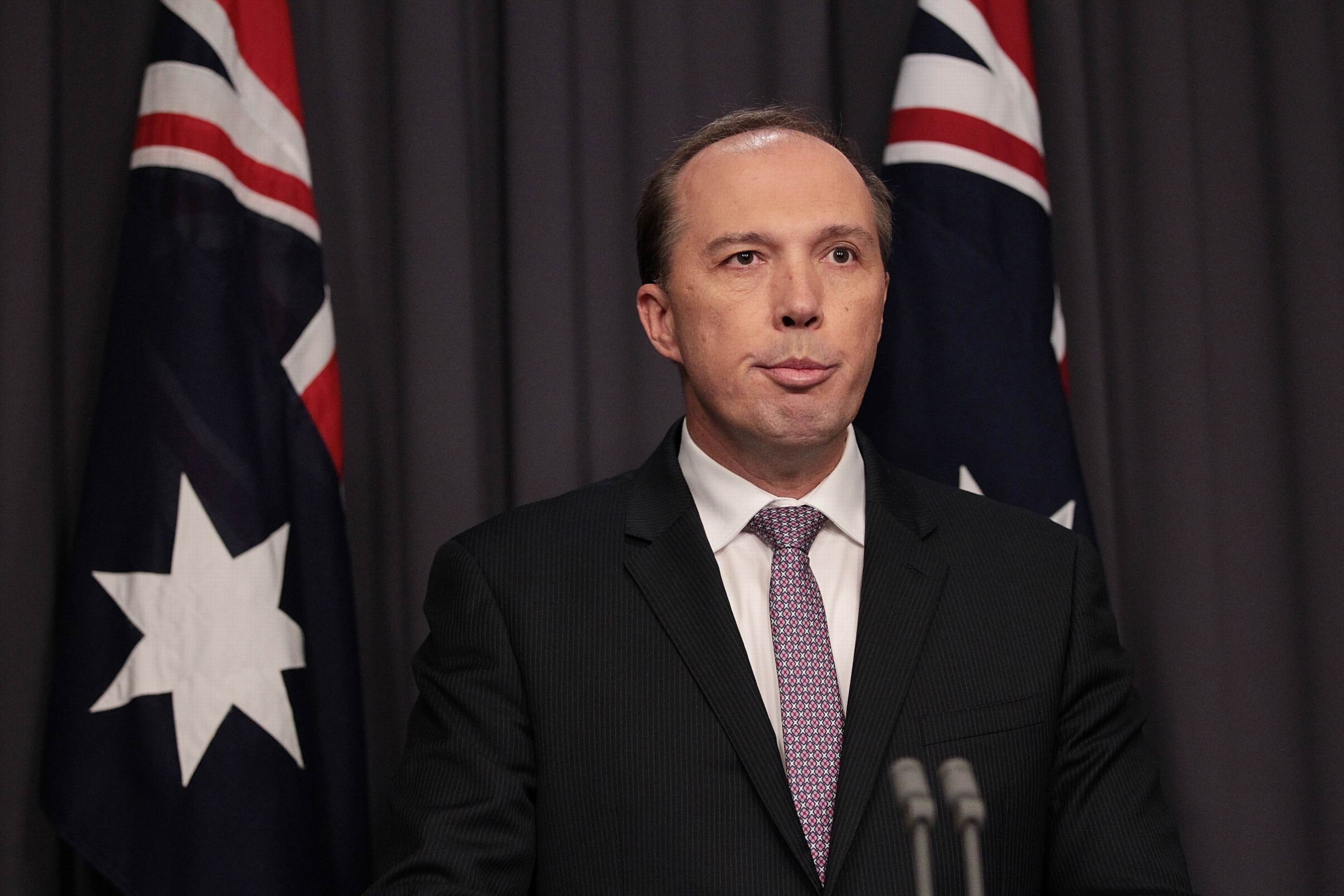 Immigration Minister Peter Dutton.