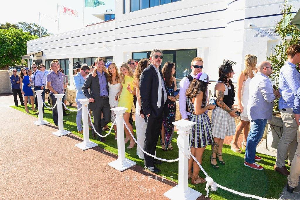 The Raffles becomes a virtual Flemington.
