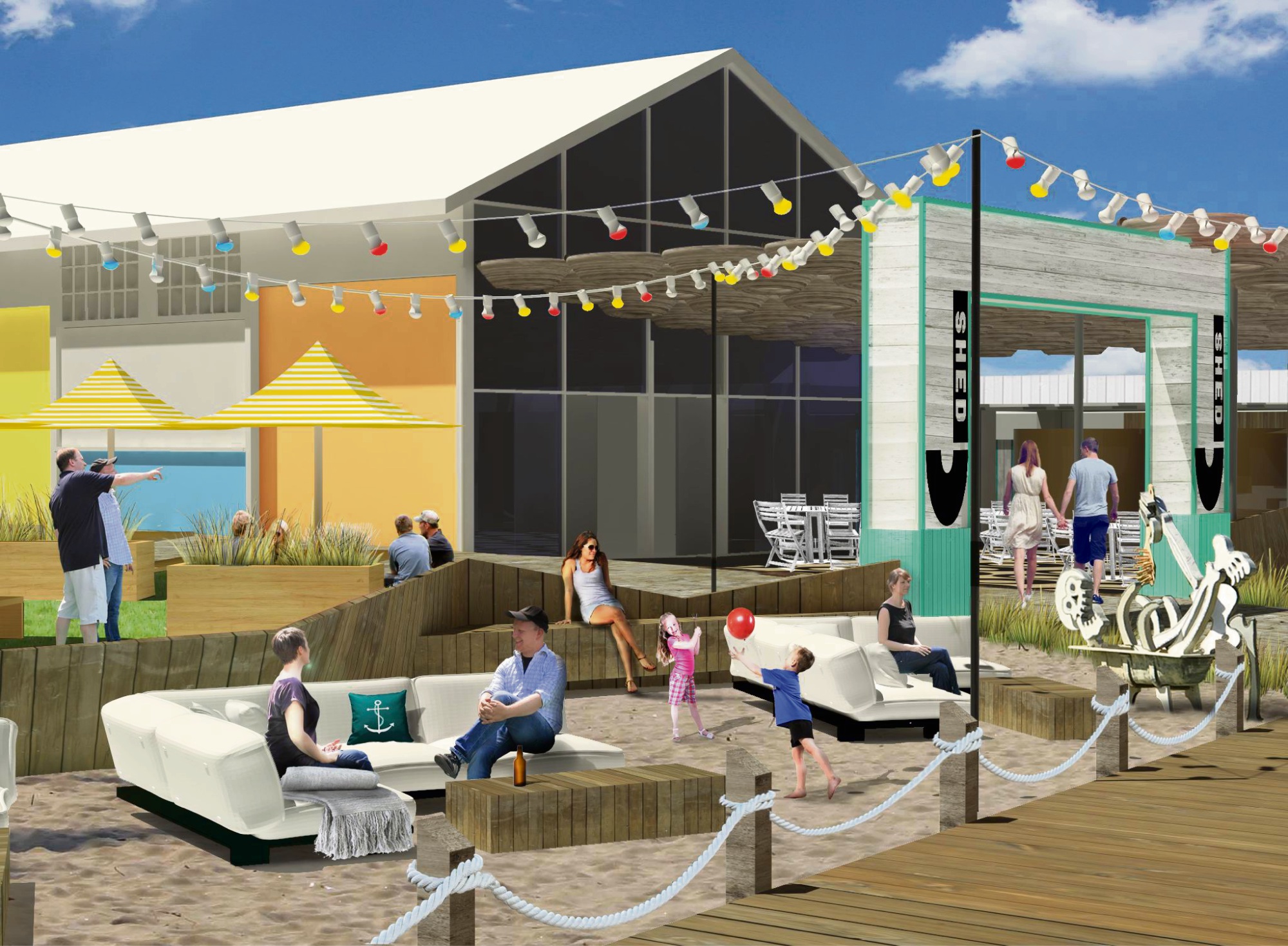 An artist’s impression of Sunset Events’ new venue proposal.