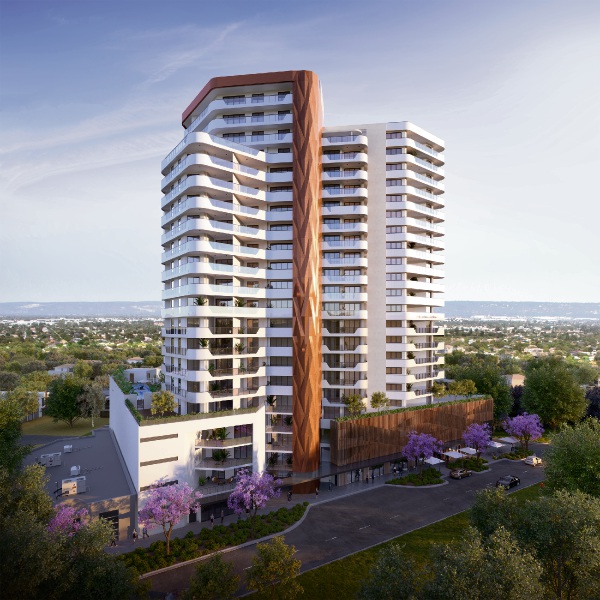 An artist's impression of The Crest Burswood.