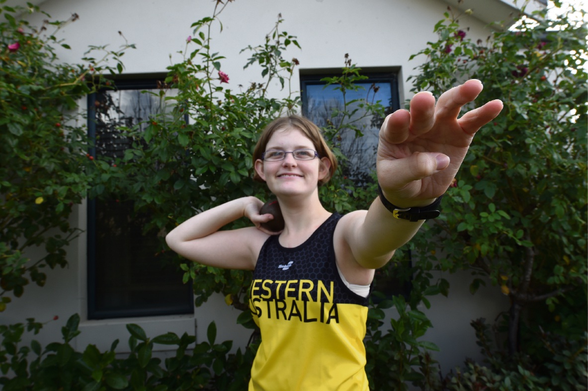 Layne Dixon has not taken a backward step since starting competing in throwing events.