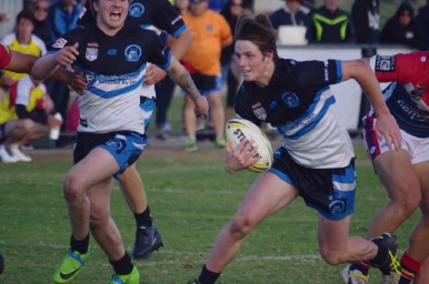 Tyler Hunt scored 22 of the Sharks 28 points. Picture: Phil Smith