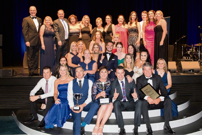 The victorious Harcourts Mandurah team.