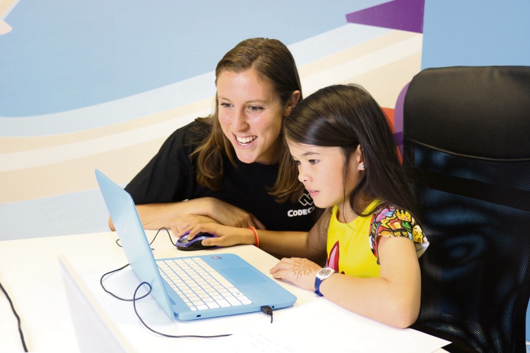 Code Camp’s Mary Hall with Sarah Yep (9).