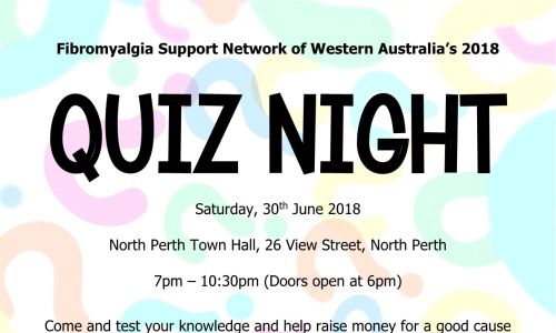 Fibromyalgia Support Network of Western Australia’s 2018 Quiz Night