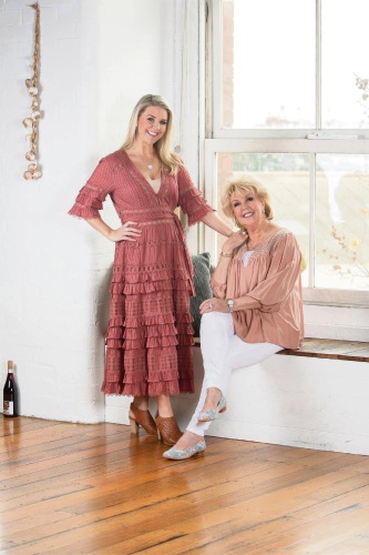 Paul Carroll Shoes ambassadors Lauren and Patti Newton.