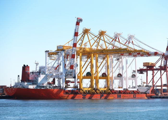 The cranes at Fremantle Port. Photo: Andrew Ritchie