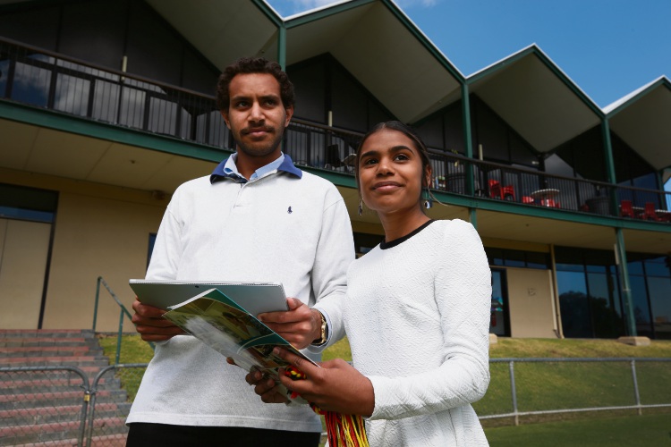 Ethan Kelly-Akee and Tiarna Wynne, two representatives who have completed the Indigenous Trainee Program at City of Fremantle.