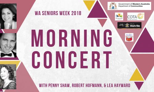 WA Seniors Week Morning Concert