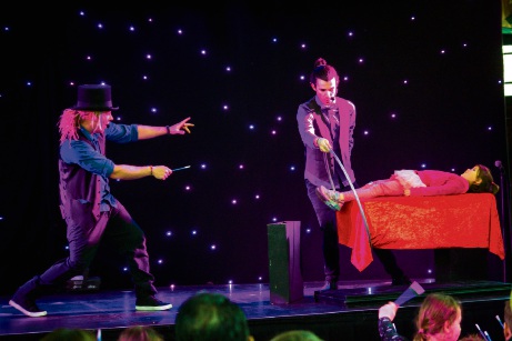 Sam Hume and Justin Williams in The Greatest Magic Show!