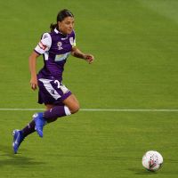 Perth Glory's Sam Kerr during the round 4 W-League match between Perth Glory and Melbourne City. Picture: Will Russell/Getty Images