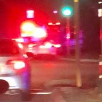 Police pursuit took in the intersection of Stock and Winterfold roads in O'Connor. Picture: Freo Massive Facebook group