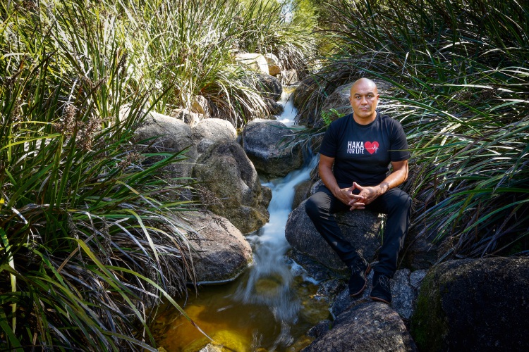 Haka for Life founder Leon Ruri reflects on the need to speak out to create a harmonious society. Picture: Andrew Ritchie.