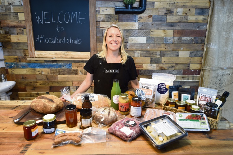 Owner Katie Bailey in Melville's new wholefoods shop. Picture: Jon Hewson