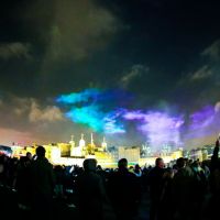 This year Forrest Place will be transformed when the Northern Lights are beamed into the sky.