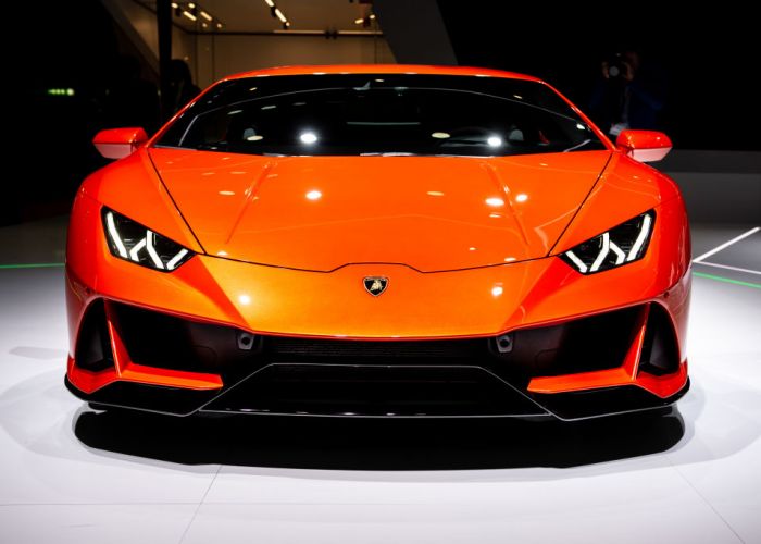 The Lamborghini Huracan EVO Spyder. Photo: Getty
