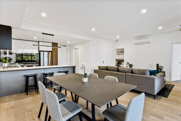 Retirees who live in buildings such as Evolve Duncraig are the happiest apartment dwellers, new research shows.
