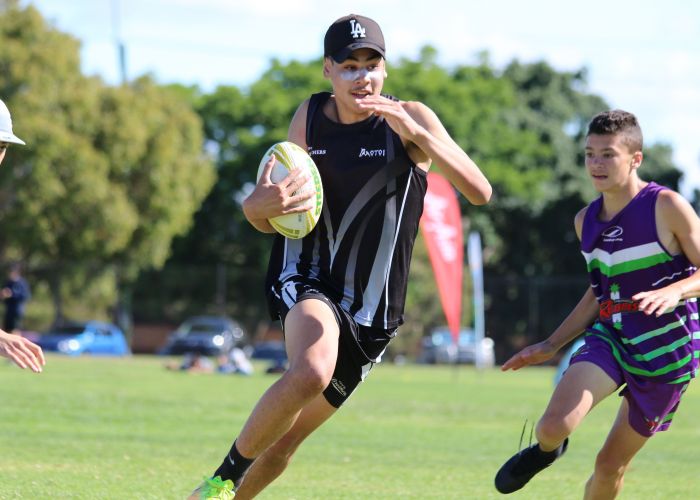 Touch footy. Picture: Kate Coorey Photography