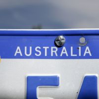 Anti theft screw for car number plate.