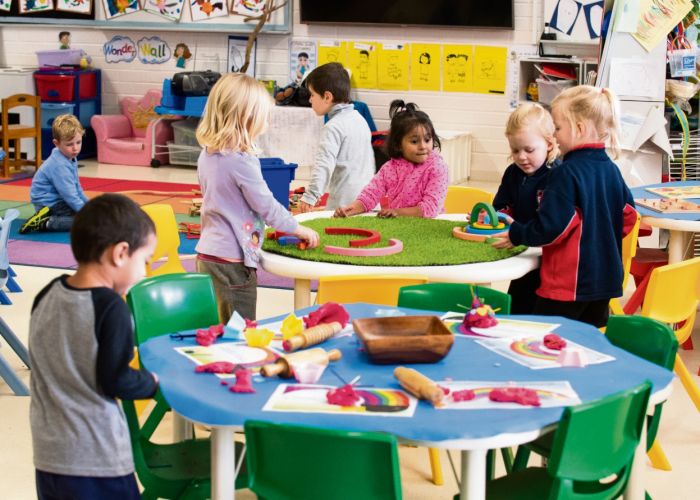 Learning occurs within a social context with children engaged in purposeful interactions with both peers and educators. Picture: Supplied