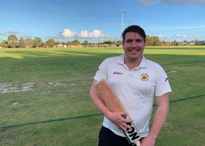 Bicton Attadale Cricket Club batsmen Aiden Anthony.