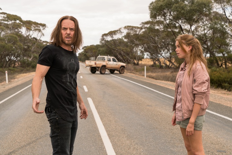 Tim Minchin and Milly Alcock in Upright.