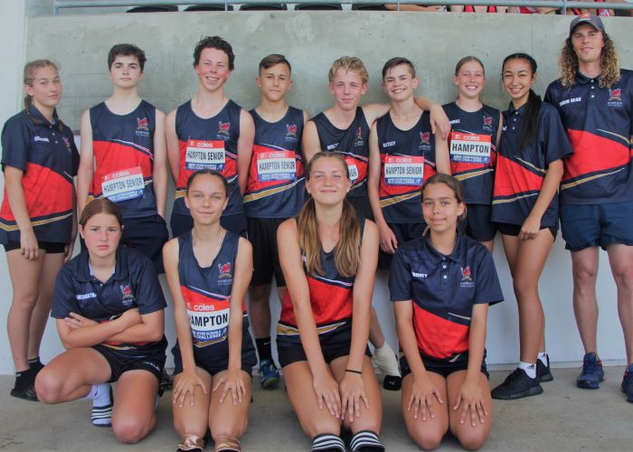 Hampton Senior High School's Nitro athletics team.