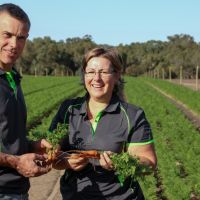 Gingin Organics Noel and Lynda Harding. Picture supplied