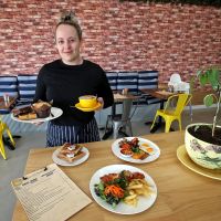 Daily Grind Cafe head barista Megan Kinslow. Pictures: David Baylis www.communitypix.com.au d497961