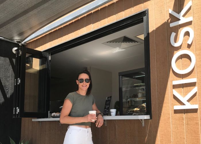 Ana Bakic, of Alkimos, at The Amberton Kiosk in Eglinton. Picture supplied