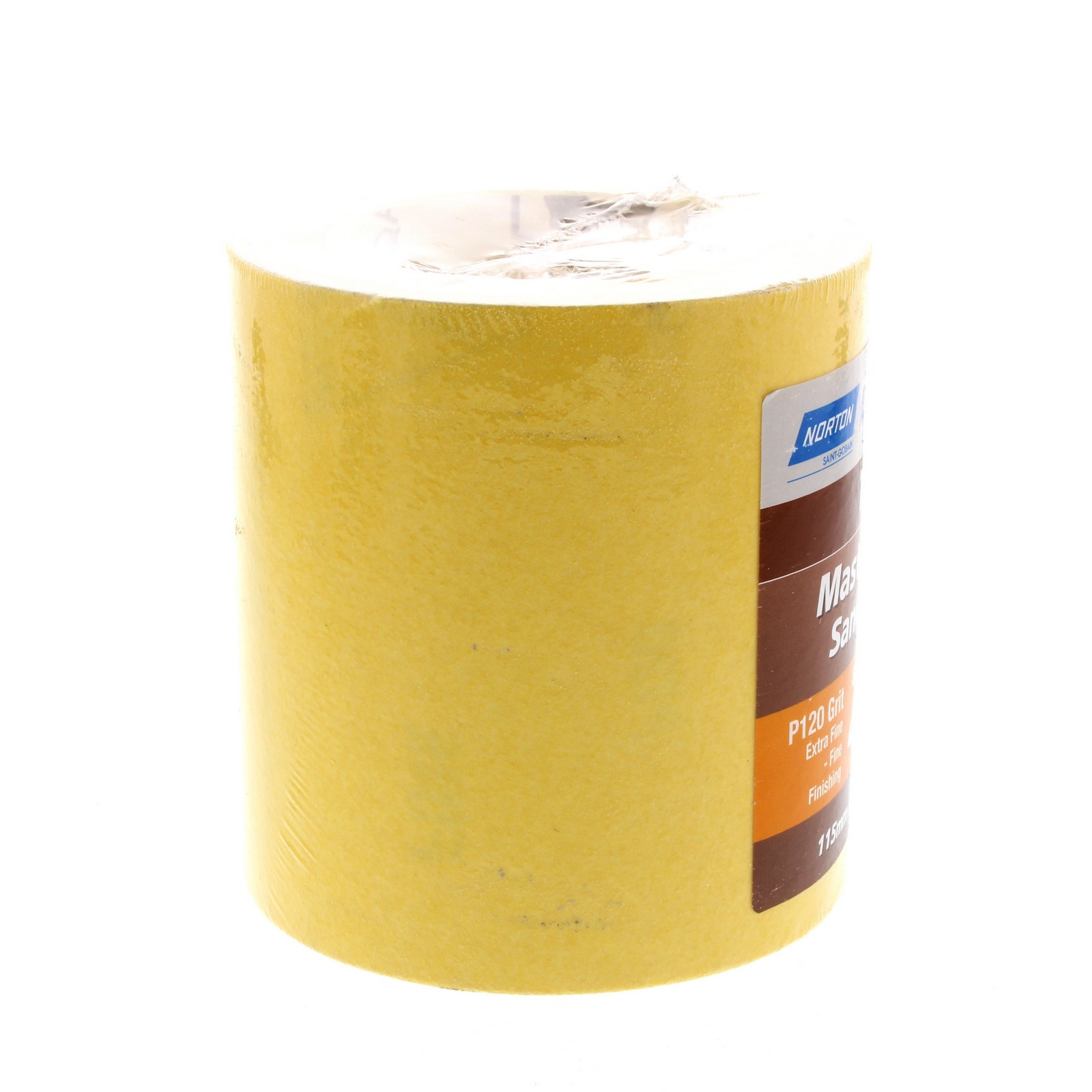 Sandpaper 120 Grit Timber Surfaces Extra Fine 115mm x 10m Roll Norton