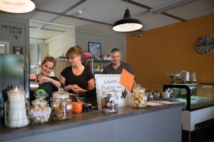 The traditions of home cooking is a feature of the cafe.