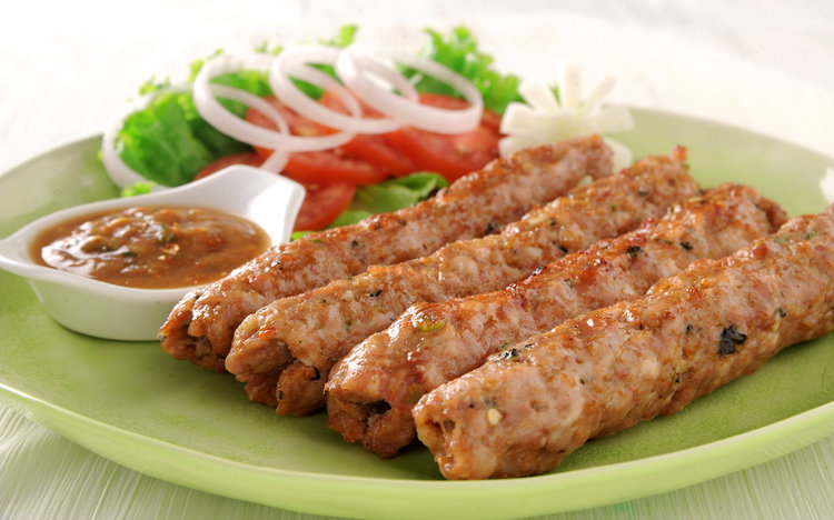 Hot and spicy delicious Seekh Kabab from Myrrhee Boer Goats. Photo: More Than Food