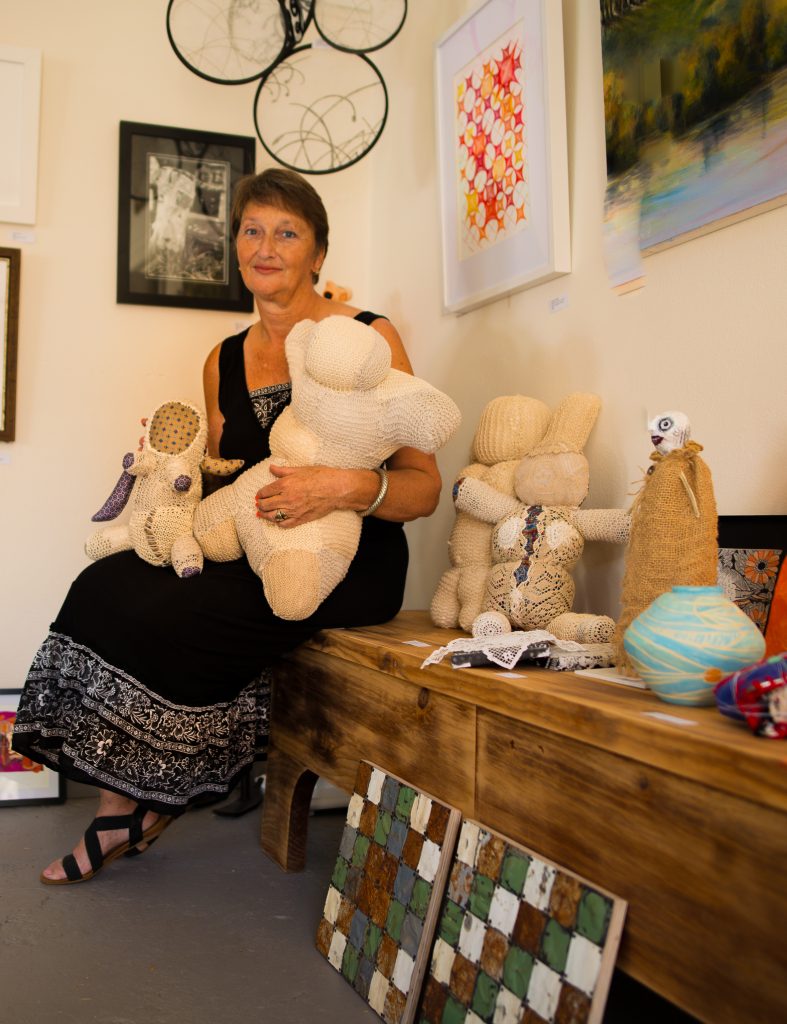Fiona VanderWayde from Blackbird Studio, one of the galleries participating in workshops.