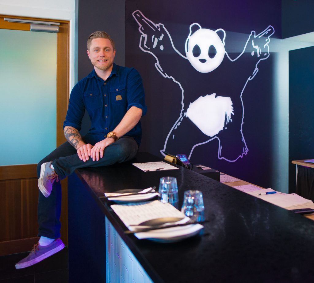 Ben Blomeley at one of his venues, Din Dins. Photo: TruPics