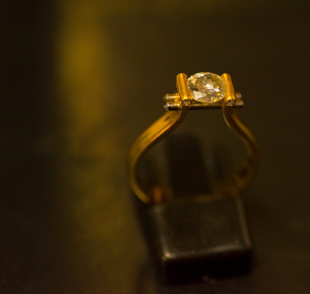 Brett's award winning diamond ring design.