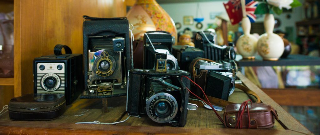 A 'flash back' to early photography.