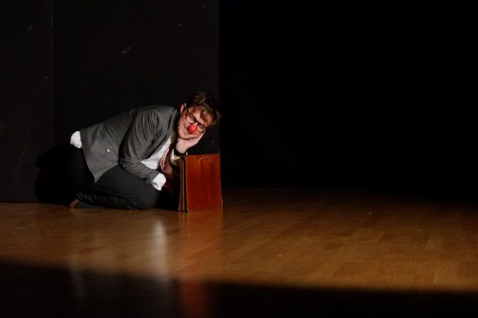 Kyle as clown