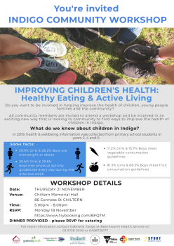 Indigo Community flyer