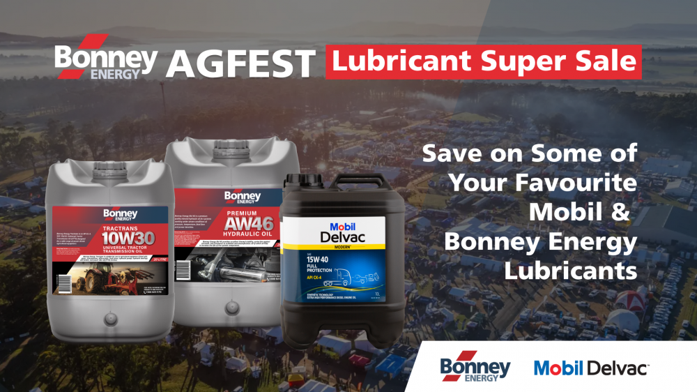 AGFEST Lubricant Super Sale at Bonney Energy