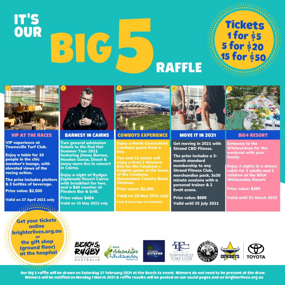 It's our big 5 Raffle Draw