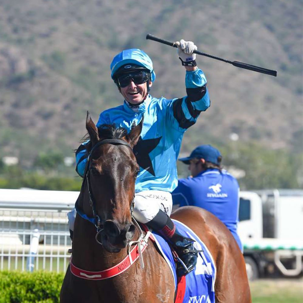 Beau and Kefalonia Head Attard Team on Bumper Cluden Card