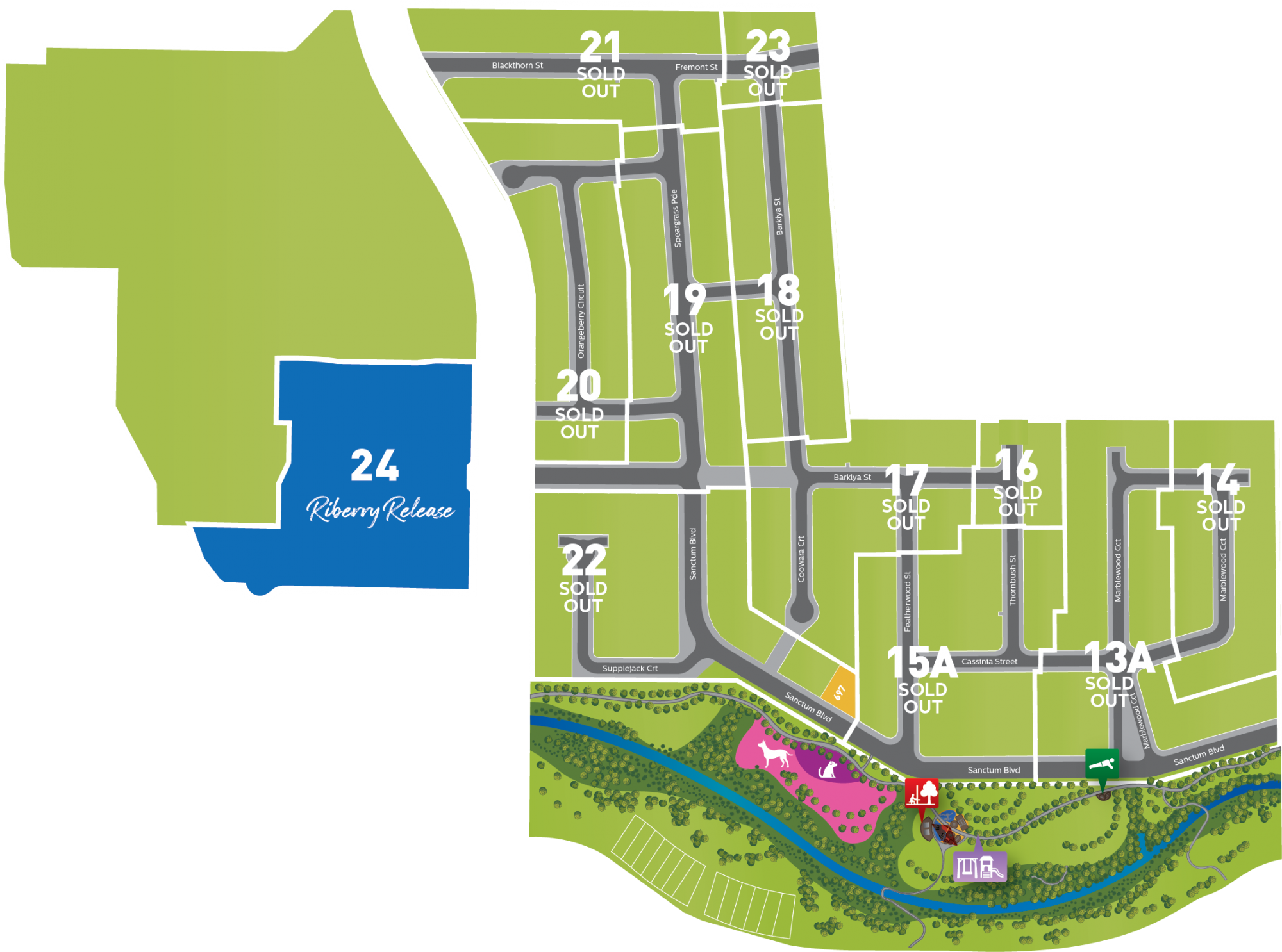 See the latest <span>land release</span>