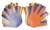 Rubber Coloured Hands/Set x 6
