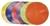 Rubber Coloured Circles/Set x 6