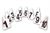 Marker Cone White Numbered 1-10